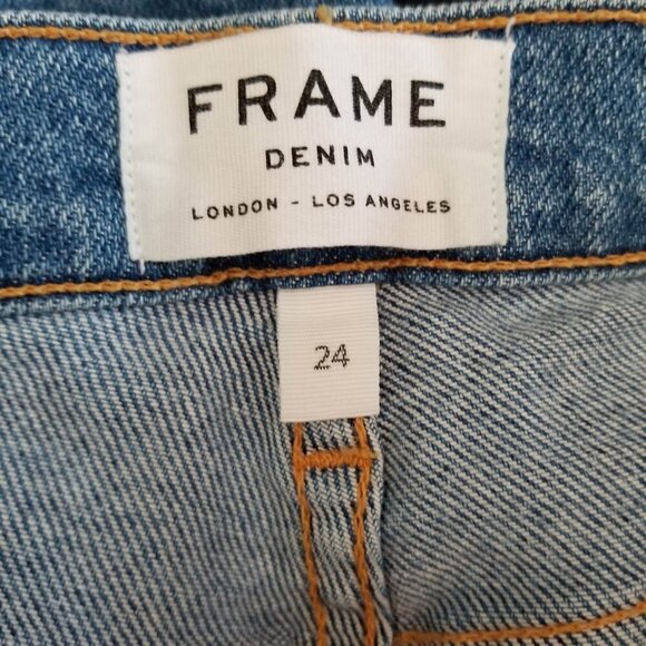 Frame Le High Straight Allowell Crop Ankle Jeans - Picture 12 of 17
